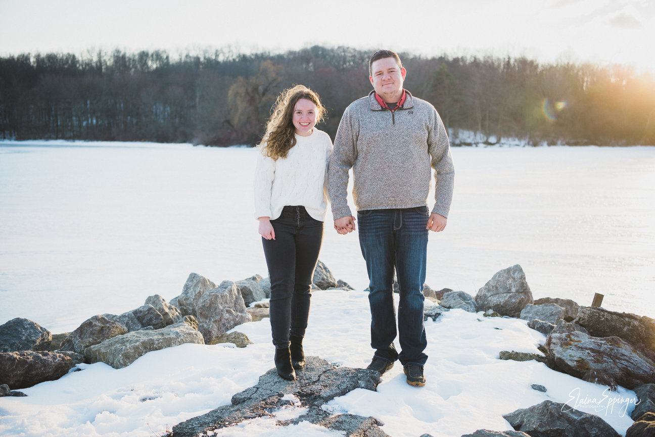 Tyler & CheyAnn Engagement: Moraine State Park: Butler, PA - Elaina