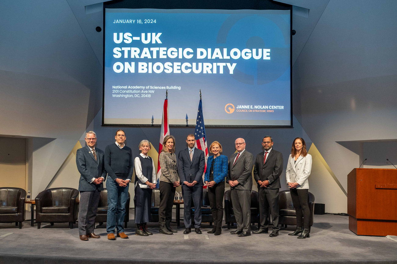 The US-UK Strategic Dialogue on Biosecurity group photo