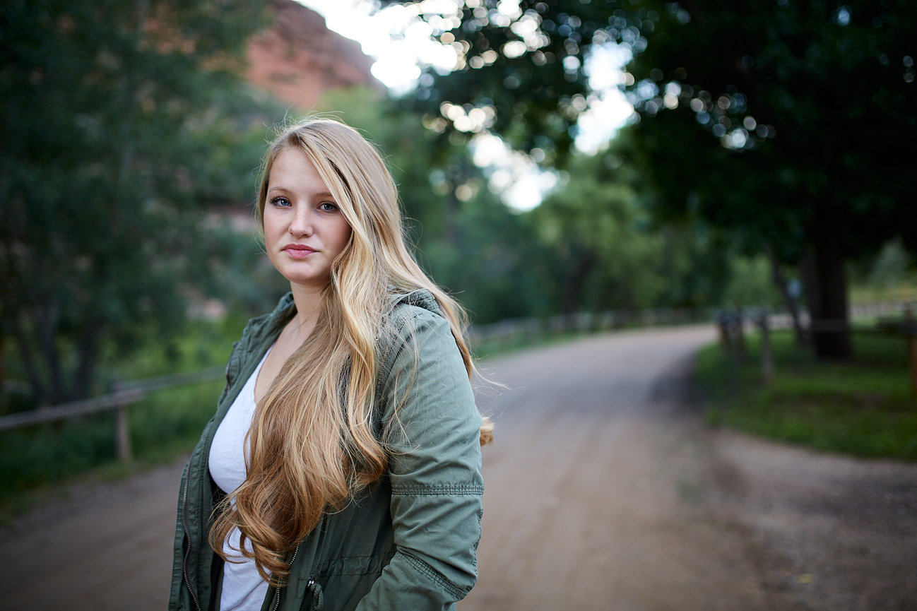 Senior portraits at Bobcat Ridge in Fort Collins, Colorado