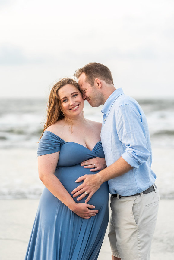 Isle of Palms and Hampton Park Maternity Session, The Imhoede Family