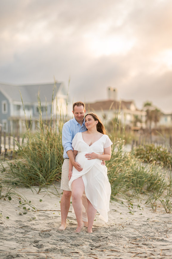Isle of Palms and Hampton Park Maternity Session, The Imhoede Family