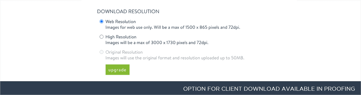 Original Files Now Available for Storage & Client Downloads