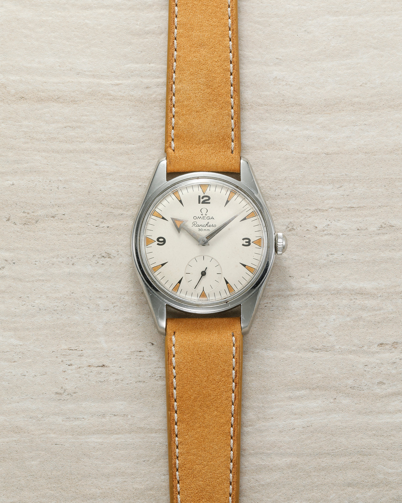 Omega White Ranchero Omega Ranchero CK 2990 White 1959 - Roy & Sacha Davidoff SA