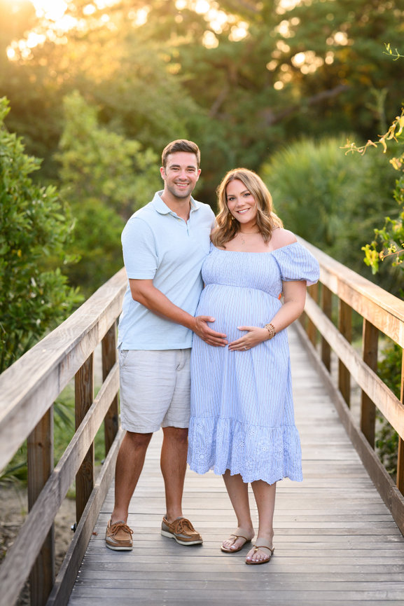 Sunset Maternity Session on Seabrook Island