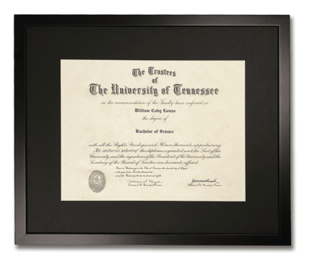 Diploma Frame - Iron City Studios