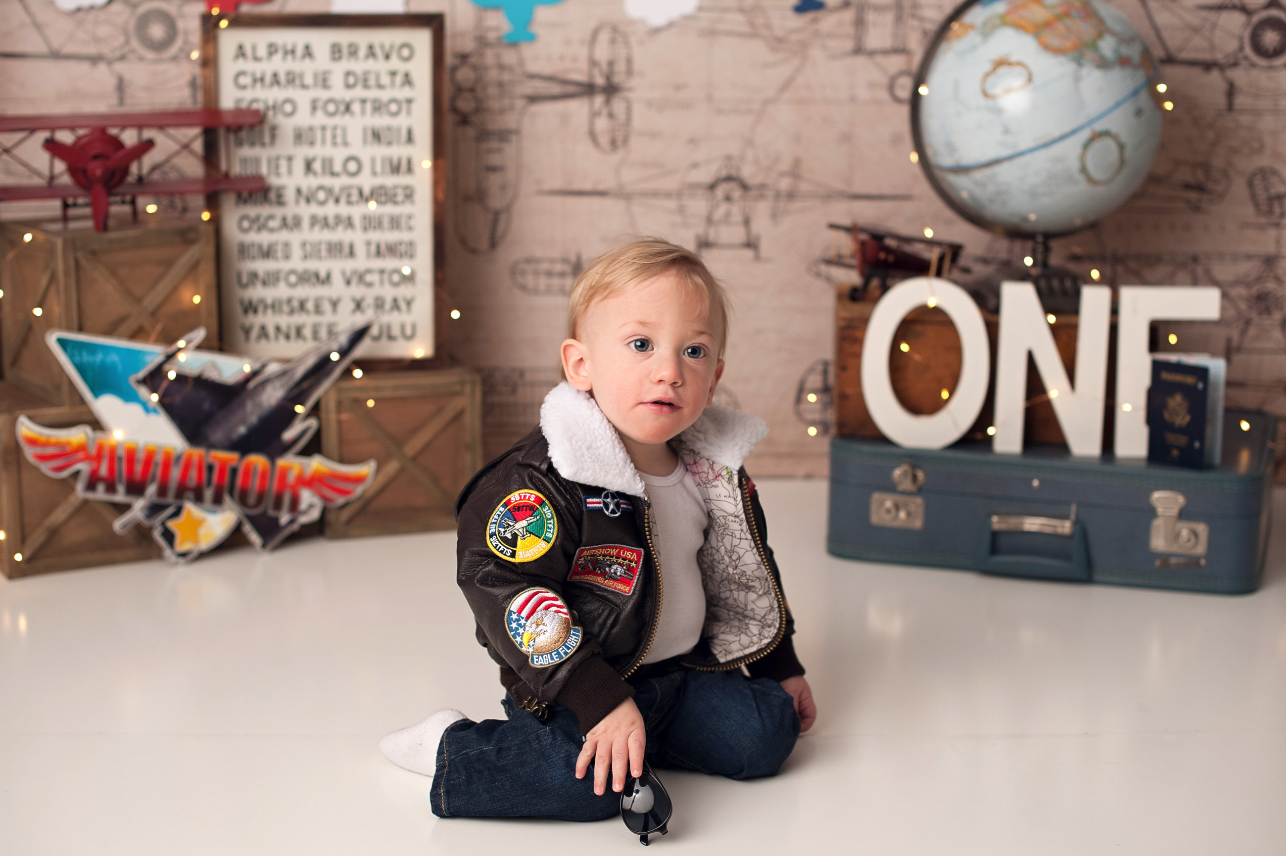A Top Gun Cake Smash Salt Lake City Utah Cake Smash Photographer