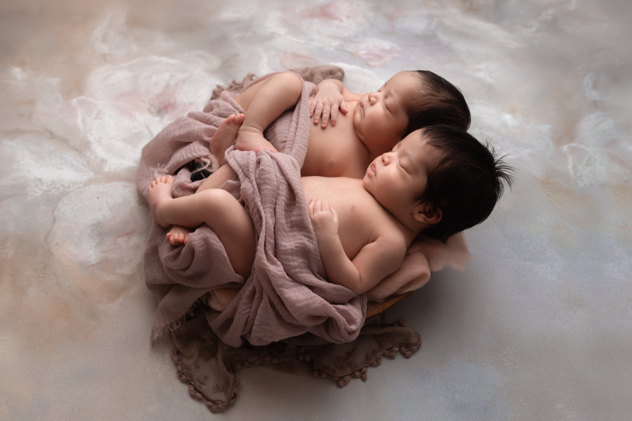 Liam and Riley | Newborn Twins - Jessica Lacey Photography