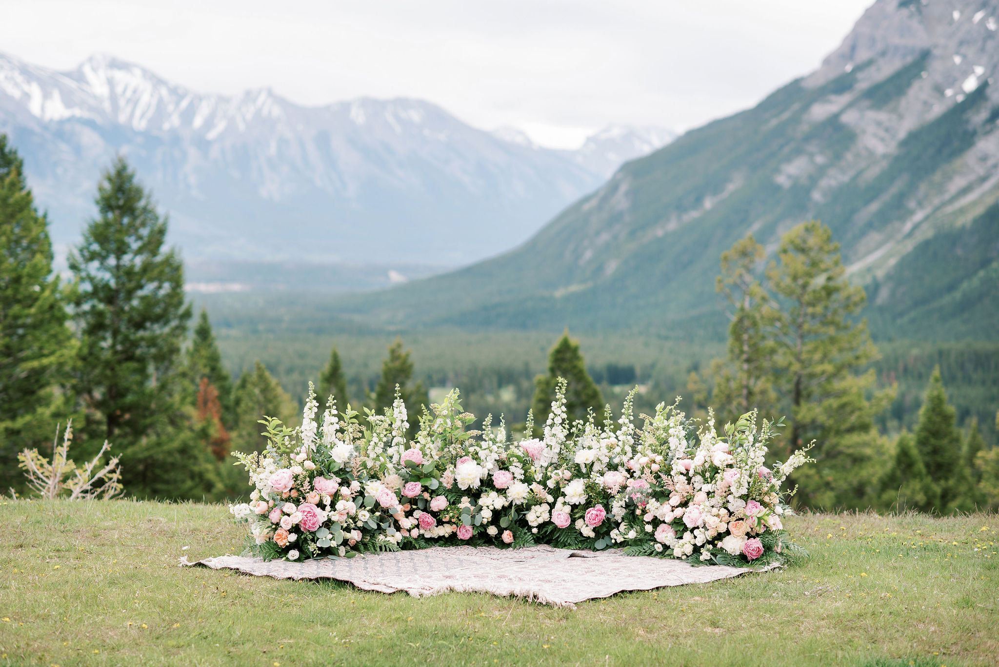 Grounded Floral Arch Inspiration