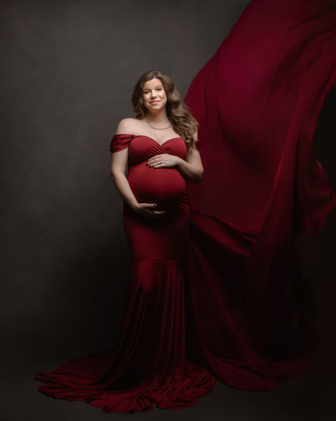 Charlotte NC Studio Maternity Gallery Carrie Howland Photography