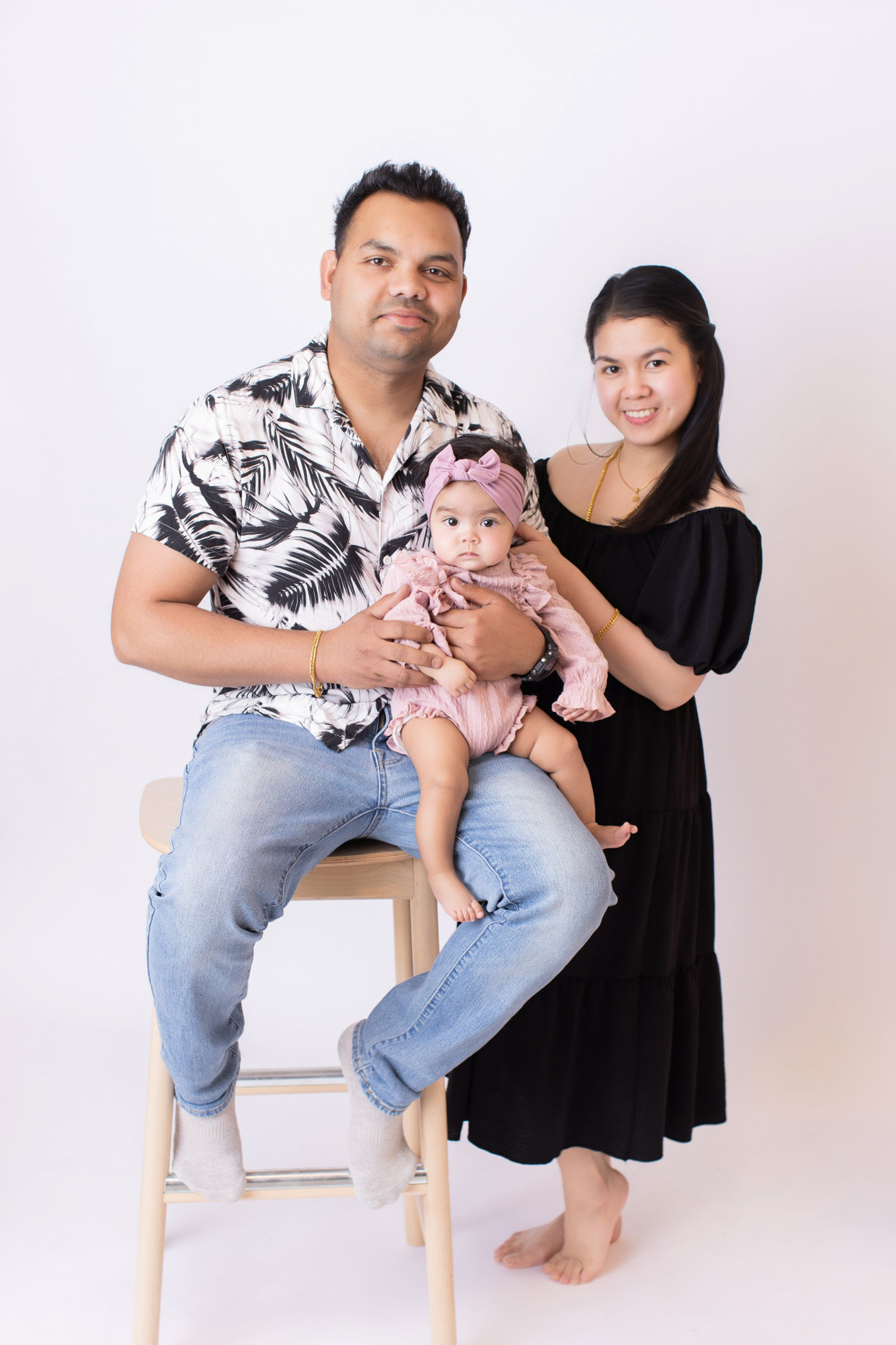 Calgary baby milestones photography lilac fur and cream half way to one Milestones II session photo 11
